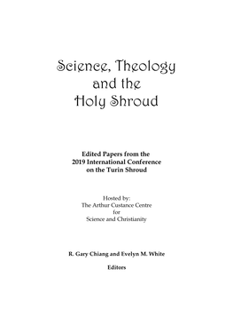 Science, Theology and the Holy Shroud