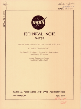 Technical Note 0-1767