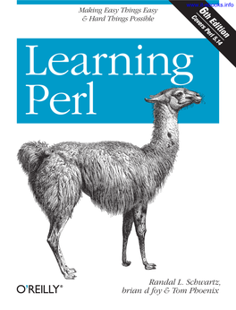 Learning Perl.Pdf