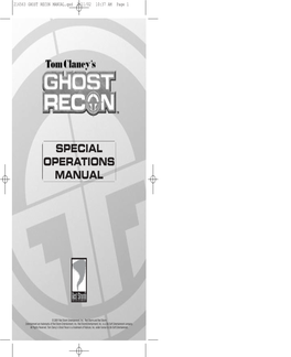 216563 GHOST RECON MANUAL.Qxd 2/11/02 10:37 AM Page 1