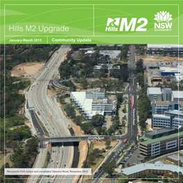 Hills M2 Upgrade Community Update Jan-March 2013