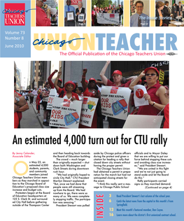 An Estimated 4,000 Turn out for CTU Rally