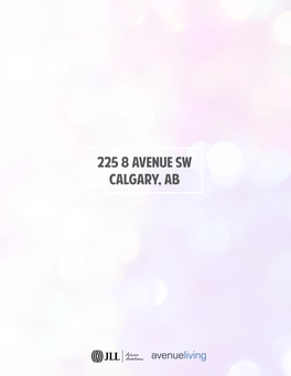 225 8 Avenue Sw Calgary, Ab High Street Retail Opportunity