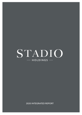 2020 Integrated Report Stadio Registered As a New Private Higher Education