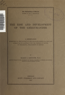 The Rise and Development of the Gerrymander