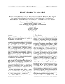 Breaking TLS Using Sslv2