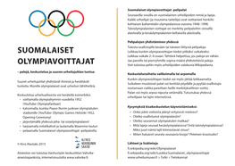 Suomalaiset Olympiavoittajat -Pelipalat Seuraavilla Sivuilla on Suomalaisten Urheilijoiden Nimiä Ja Lajeja