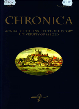 Annual of the Institute of History University of Szeged Ch Konica