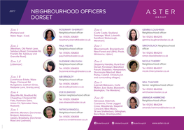 Neighbourhood Officers Dorset Neighbourhood