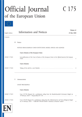 Official Journal of the European Union