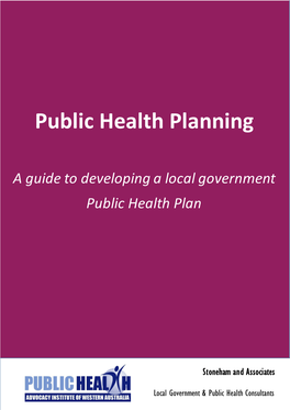 Public Health Planning