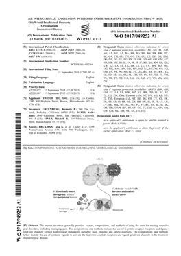 WO 2017/049252 Al 23 March 2017 (23.03.2017) P O P C T