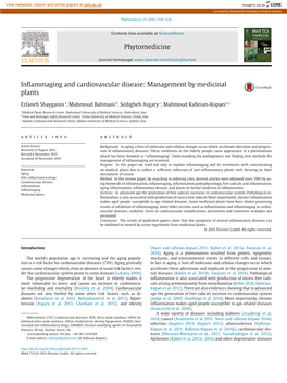 Inflammaging and Cardiovascular Disease