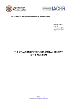 Relatora Sobre Los Derechos De Los Afrodescendientes