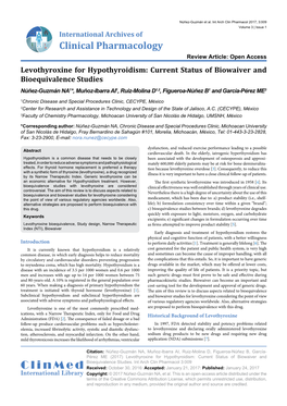 Levothyroxine for Hypothyroidism