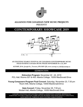 Contemporary Showcase 2019