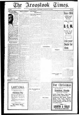 The Aroostook Times, December 16, 1914