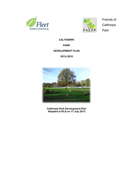 Friends of Calthorpe Park