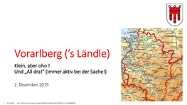 Vorarlberg All Dra! Dezember 2019