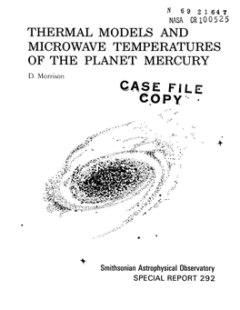 Of the Planet Mercury D