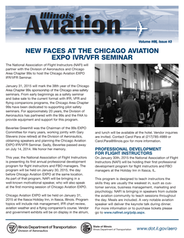 New Faces at the Chicago Aviation Expo Ivr/Vfr Seminar