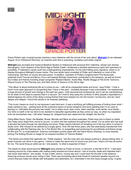 Grace Potter's Epic Musical Journey Reaches A