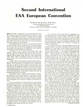 Second International EAA European Convention