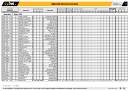 Weekend Regular Coupon 22/06/2020 10:10 1 / 8