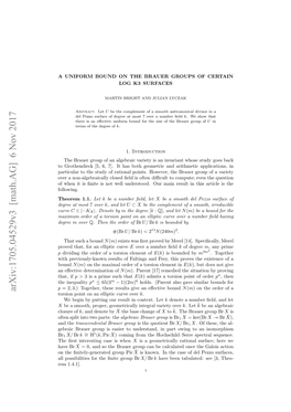 A Uniform Bound on the Brauer Groups of Certain Log K3 Surfaces 3