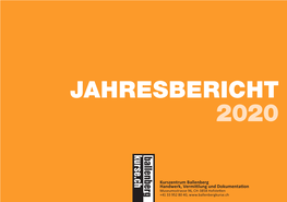 Jahresbericht 2020