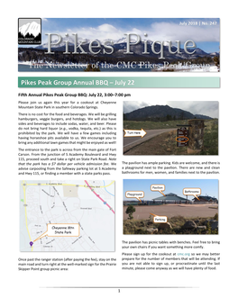 The Newsletter of the CMC Pikes Peak Group