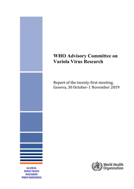 WHO Advisory Committee on Variola Virus Research