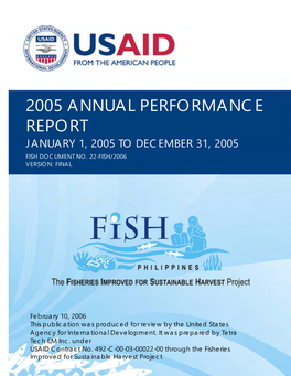 2005 Annual Performance Report January 1, 2005 to December 31, 2005 Fish Document No