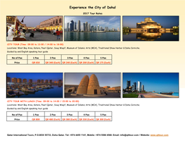 Experience the City of Doha!