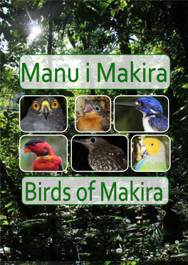 Birds from Makira and We Hope You Find It Useful to Learn More About These Birds and Why Makira Is an Important Place for Conservation!