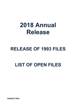 1993 Open Files