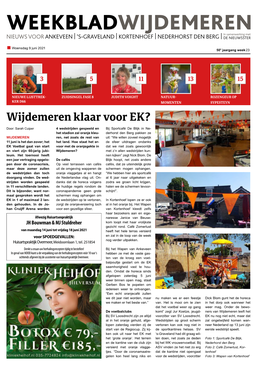 Weekblad Wijdemeren Nummer 416 Van 09-06-2021