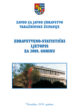 Zdravstveno-Statistièki Ljetopis Za 2009. Godinu