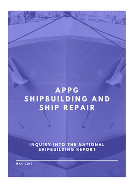 All-Party Parliamentary Group Shipbuilding and Ship Repair