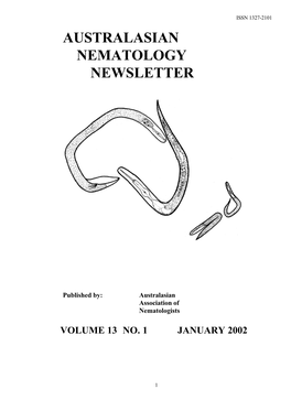 Australasian Nematology Newsletter