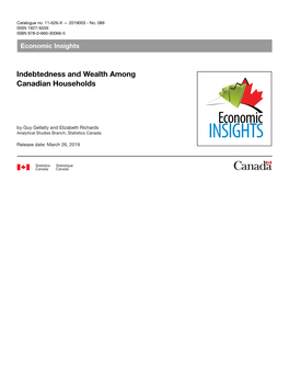 Indebtedness and Wealth Among Canadian Households