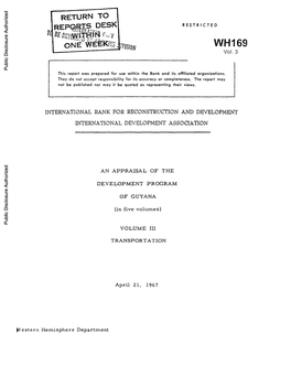 World Bank Document