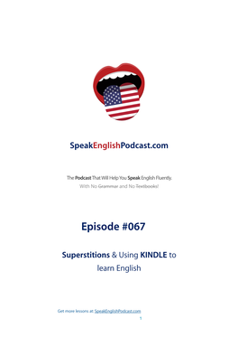 067 Superstitions in English