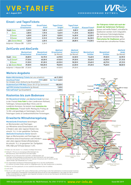 VVR-TARIFE Ab 1