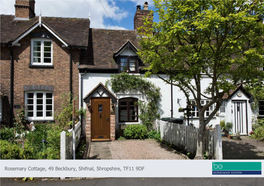Rosemary Cottage, 49 Beckbury, Shifnal, Shropshire, TF11