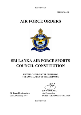 Air Force Orders