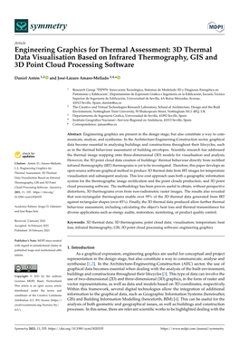 3D Thermal Data Visualisation Based on Infrared Thermography, GIS and 3D Point Cloud Processing Software