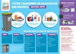 Votre Calendrier De Ramassage Des Dechets