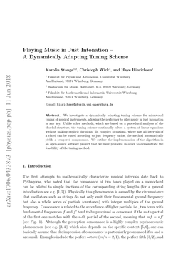 Playing Music in Just Intonation-A Dynamically Adapting Tuning