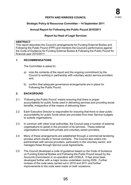 Perth and Kinross Council 11/463